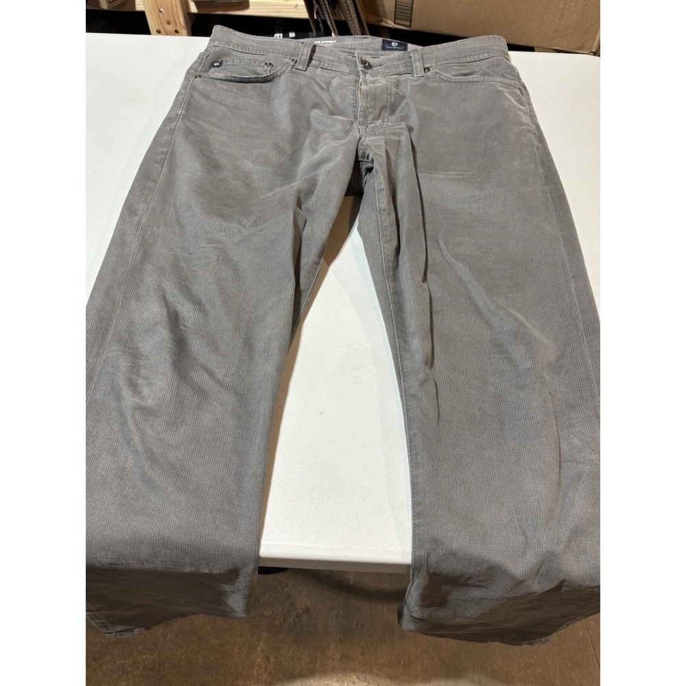 Adriano Goldschmied AG (A11) Everett‎ Slim Straight Gray Soft Touch Pants 33x32